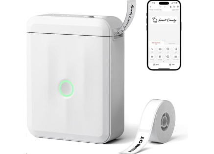 Niimbot Tiskárna štítků D110-M Smart, bílá + role štítků 160 ks