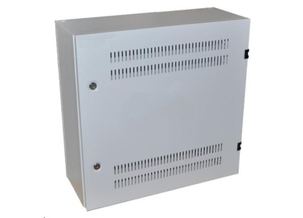 XtendLan 19" nástěnný vertikální rozvaděč 2U+4U 540x200, perforované dveře, 2x zámek, šedý XtendLan 19" nástěnný vertikální rozvaděč 2U+4U 540x200, perforované dveře, 2x zámek, šedý