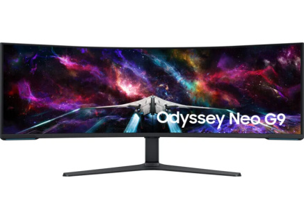 SAMSUNG MT LED LCD Gaming Monitor 57" Odyssey Neo G9, Quantum Matrix Tech. (mini LED), Dual UHD - Prohnutý 1000R, 240Hz