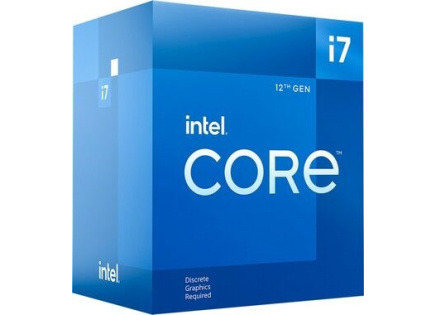 CPU INTEL Core i7-12700F, 4,90 GHz, 25MB L3 LGA1700, BOX (bez VGA)