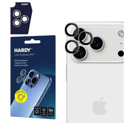 3mk HARDY Lens Protection Pro pro Apple iPhone 17 Pro /17 Pro Max Transparent 3mk HARDY Lens Protection Pro pro Apple iPhone 17 Pro /17 Pro Max Transparent