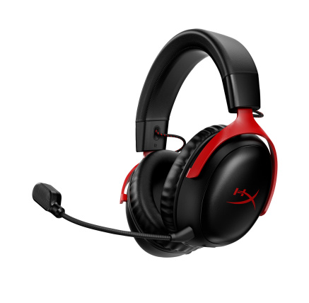 HyperX Cloud III Wireless BLK/RED GAM HEADSET - Sluchátka k PC