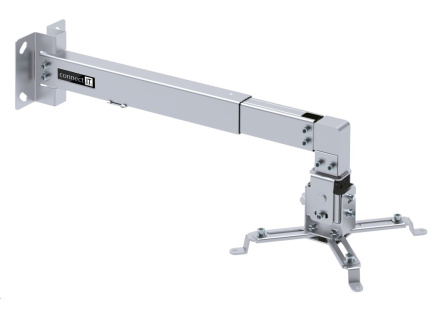 CONNECT IT Spider držák projektoru na zeď, STŘÍBRNÝ /pro monitory rozteč otvorů 225-316mm