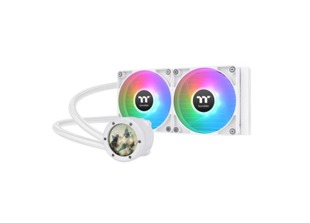 THERMALTAKE Vodní chladič TH240 V2 Ultra ARGB, 2x120mm ARGB, LGA1851, AM5, bílá