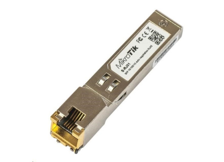 MikroTik SFP konvertor na metaliku 10/100/1000M, RJ-45, až 100m