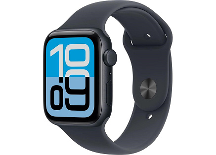 Apple Watch SE 3 GPS + Cellular 44mm Midnight Aluminium Case with Midnight Sport Band - S/M