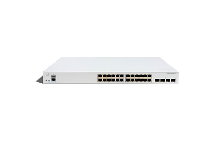 Cisco Catalyst switch C1300X-24T-4X (24xGbE,4xSFP28, 10Gb/s uplink - 25Gb/s stack only) Cisco Catalyst switch C1300X-24T-4X (24xGbE,4xSFP28, 10Gb/s uplink - 25Gb/s stack only)