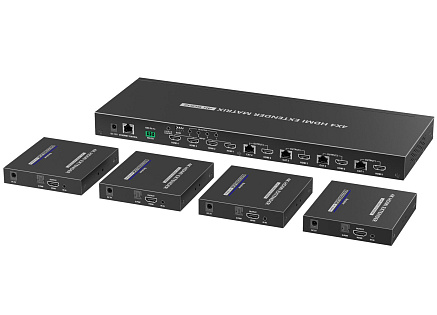 PREMIUMCORD HDMI2.0 Matrix Extender Switch 4:4 , rozlišení 4K@60Hz, HDR YUV4:4:4 PREMIUMCORD HDMI2.0 Matrix Extender Switch 4:4 , rozlišení 4K@60Hz, HDR YUV4:4:4