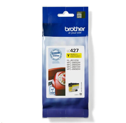 BROTHER INK LC-427Y - cca 1500 stran, pro MFC-5955 6955 6957 6959 J6010