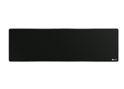 C-TECH Podložka pod myš MP-01XL, černá, 900x270x4mm, obšité okraje
