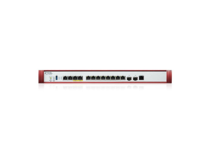 Zyxel USG FLEX 700H Series, 2*2.5G, 2*10G (PoE+) & 8 Gigabit user-definable ports,2*SFP+, 1*USB  with 1 YR Gold Security