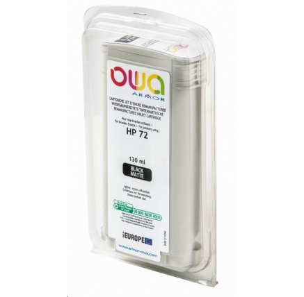 OWA Armor cartridge pro HP DesignJet T 610, 620, 130ml, C9403A, Black Mat OWA Armor cartridge pro HP DesignJet T 610, 620, 130ml, C9403A, Black Mat
