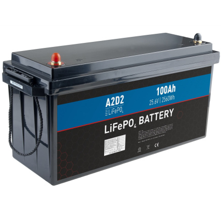 AVACOM A2D2 baterie LiFePO4 25,6V 100Ah M8
