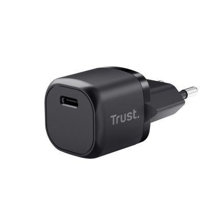 TRUST nabíječka 20W Maxo, USB-C, Nabíječka do zdi, černá TRUST nabíječka 20W Maxo, USB-C, Nabíječka do zdi, černá