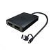 i-tec USB-A/USB-C Dual 4K DP Video Adapter