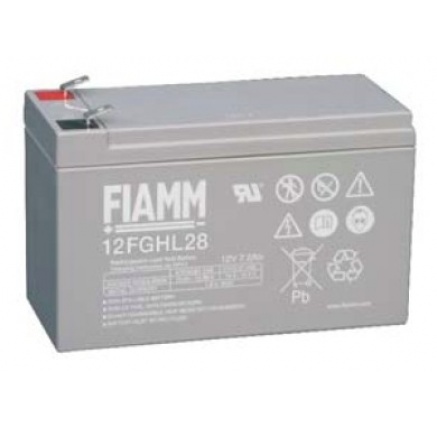 Baterie - Fiamm 12 FGHL 28 (12V/7,2Ah - Faston 250), životnost 10let