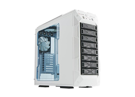 IN WIN skříň Grone White/Black, Midi Tower, bez zdroje