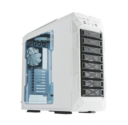 IN WIN skříň Grone White/Black, Midi Tower, bez zdroje