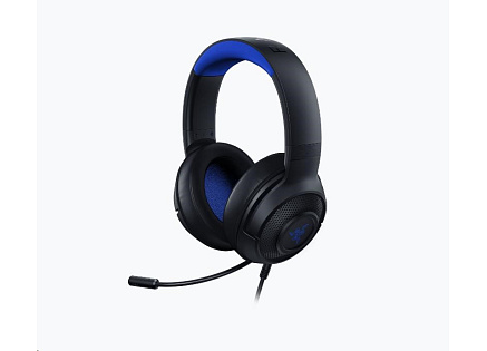 RAZER sluchátka Kraken X pro konzole, modro-černé, 3.5 mm jack, herní