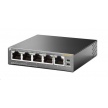 TP-Link switch TL-SF1005P (5x100Mb/s, 4xPoE+, 67W, fanless)