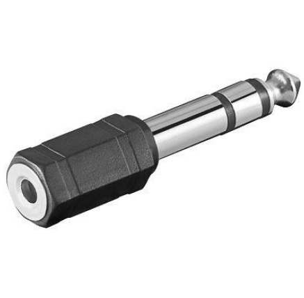 PremiumCord adaptér 6,3mm Stereo plug - 3,5mm Stereo jack (M/F) PremiumCord adaptér 6,3mm Stereo plug - 3,5mm Stereo jack (M/F)