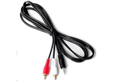PREMIUMCORD Kabel Jack 2.5mm stereo - 2x Cinch M 2m