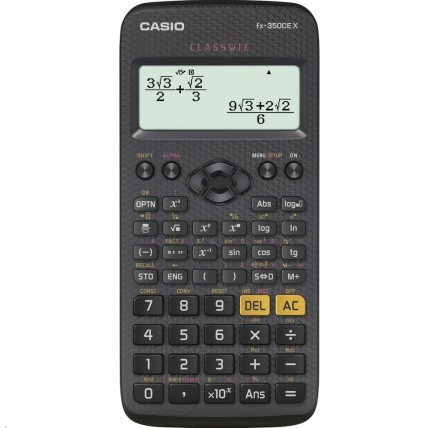 CASIO kalkulačka FX 350 CE X, černá, školní