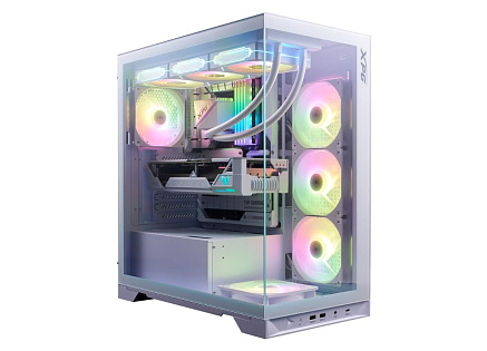 ADATA XPG case INVADER X BTF Mid-Tower, bez zdroje, 5x 120mm Fan, Bílá