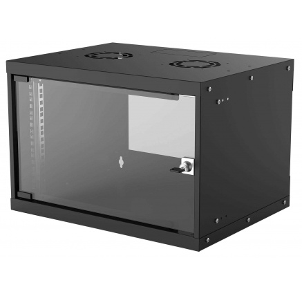 Intellinet 19" BASIC rozvaděč 6U/560mm, černý, rozložený flatpack