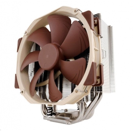 NOCTUA Chladič CPU NH-U14S, 1x 140mm, LGA1851, AM5, hnědá/stříbrná