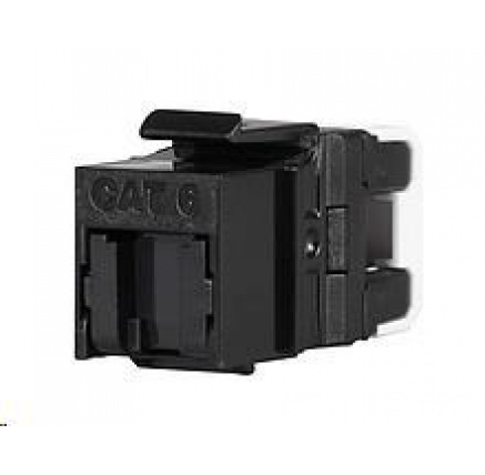 Solarix Rychlozařezávací keystone CAT6 UTP RJ45 černý pro kleště SXKJ-NA-BU SXKJ-6-UTP-BK-NA