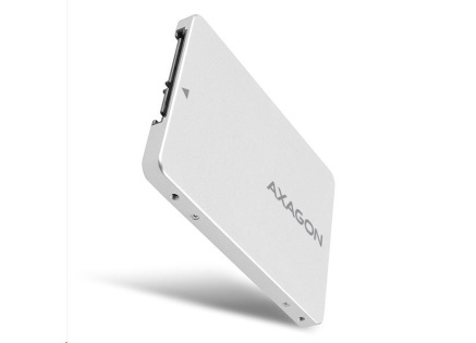 AXAGON RSS-M2SD, SATA - M.2 SATA SSD, interní 2.5" ALU box, stříbrný AXAGON RSS-M2SD, SATA - M.2 SATA SSD, interní 2.5" ALU box, stříbrný
