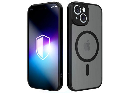 3mk ochranný kryt Misty MagCase Black pro Apple iPhone 15 3mk ochranný kryt Misty MagCase Black pro Apple iPhone 15