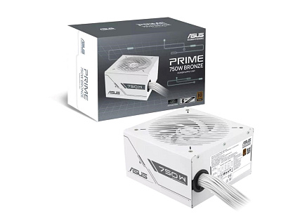 ASUS zdroj Prime 750W Bronze White, 135mm, 80 Plus Bronze ASUS zdroj Prime 750W Bronze White, 135mm, 80 Plus Bronze