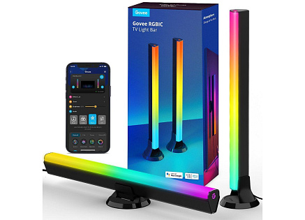 Govee SMART LED RGBIC Panel 38cm pro TV 43-75" - 2ks Govee SMART LED RGBIC Panel 38cm pro TV 43-75" - 2ks
