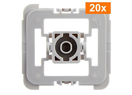 Homematic IP  Adaptér Gira 55, set 20ks - EQ3-ADA-G55-20