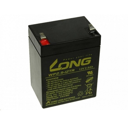 Long 12V 2,9Ah olověný akumulátor F1