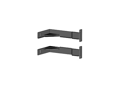 APC Easy BRKT POST BTM 5-6FT INSIDE,one pair