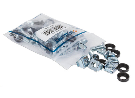 Intellinet montážní sada do racku M6, balení 20ks, (šrouby, matky, podložky)