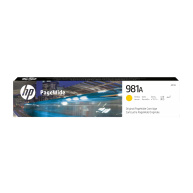 HP 981A Yellow Original PageWide Cartridge (6,000 pages)