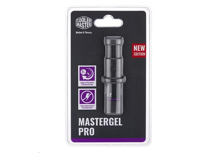 Cooler Master termální pasta na CPU Master Gel Pro V2, tep. vodivost 8 W.m, 1.5ml, 4g, šedá