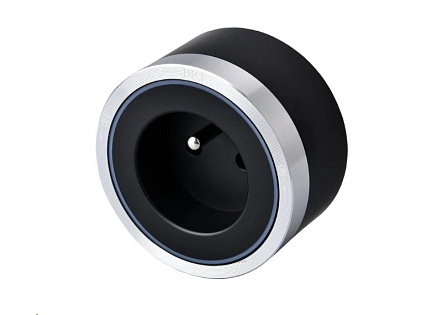 Viking zásuvkový modul A30, zásuvka 230 V, stříbrno-černá