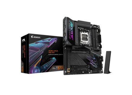 GIGABYTE MB Sc AM5 X870E A PRO X, AMD X870E, 4xDDR5, 2xUSB-C, 2xHDMI, Wifi, ATX