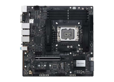 BAZAR - ASUS MB Sc LGA1700 PRO WS W680M-ACE SE, Intel W680, 4xDDR5, 1xDP, 1xHDMI, 1xVGA, 1xmATX, Bez příslušenství