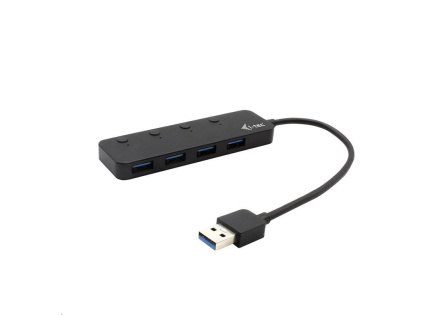 i-tec USB 3.0 nabíjecí HUB 4port s individuálními vypínači