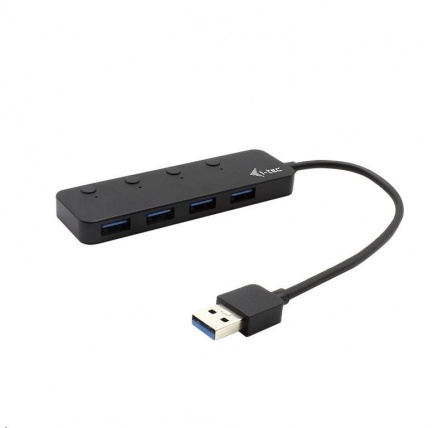 i-tec USB 3.0 nabíjecí HUB 4port s individuálními vypínači