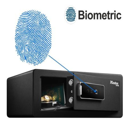 Master Lock Velký biometrický trezor  LX110BEURHRO - POŠKOZENÝ OBAL