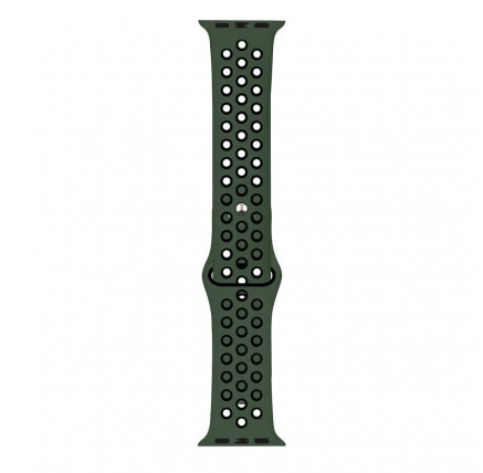 RhinoTech sportovní řemínek pro Apple Watch 42 / 44mm Olivovo-černá