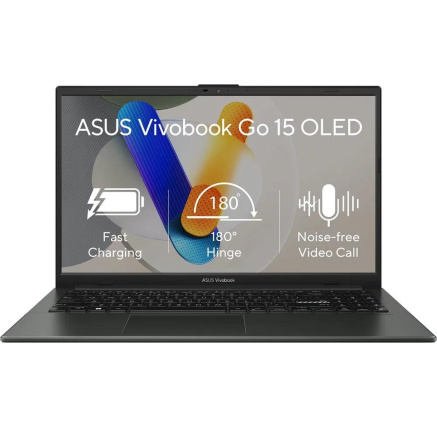 ASUS NTB Vivobook Go 15 (E1504FA-NJ1927W), R3 7320U, 15.6" FHD, 8GB, 512GB SSD, Radeon, W11 Home, Mixed black