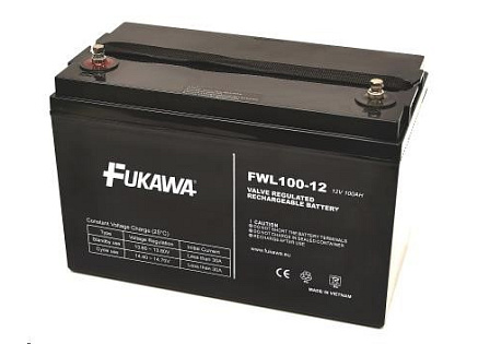 Baterie - FUKAWA FWL 100-12 (12V/100Ah - M8), životnost 10let Baterie - FUKAWA FWL 100-12 (12V/100Ah - M8), životnost 10let